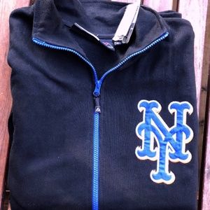 Mets Majestic Zipper Sweatshirt NWT